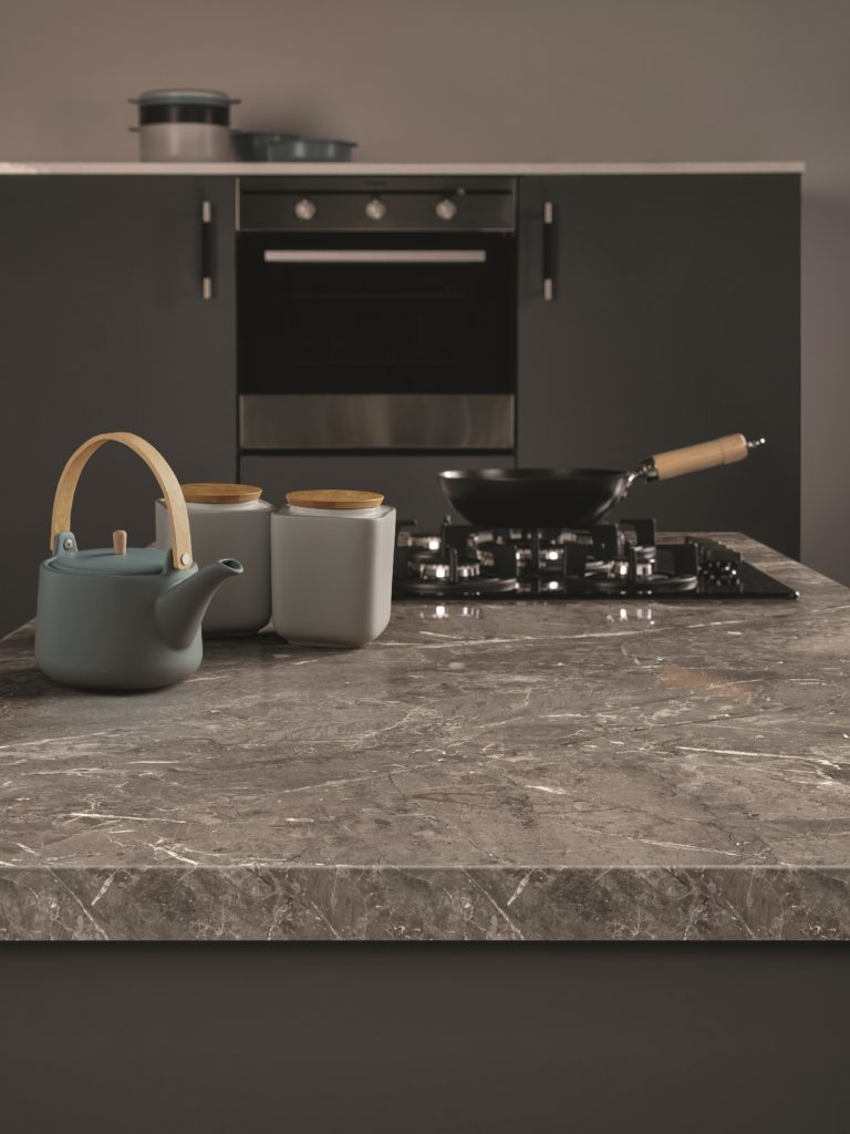 Omega Cirrus Marble Work Surface Lifestyle Image