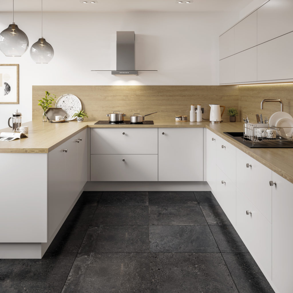 Formica Rural Oak 40mm - Matte 58 - Curved Edgem - Laminate Worktops